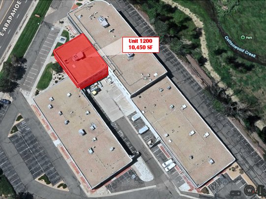 Aerial view showing Unit 1200