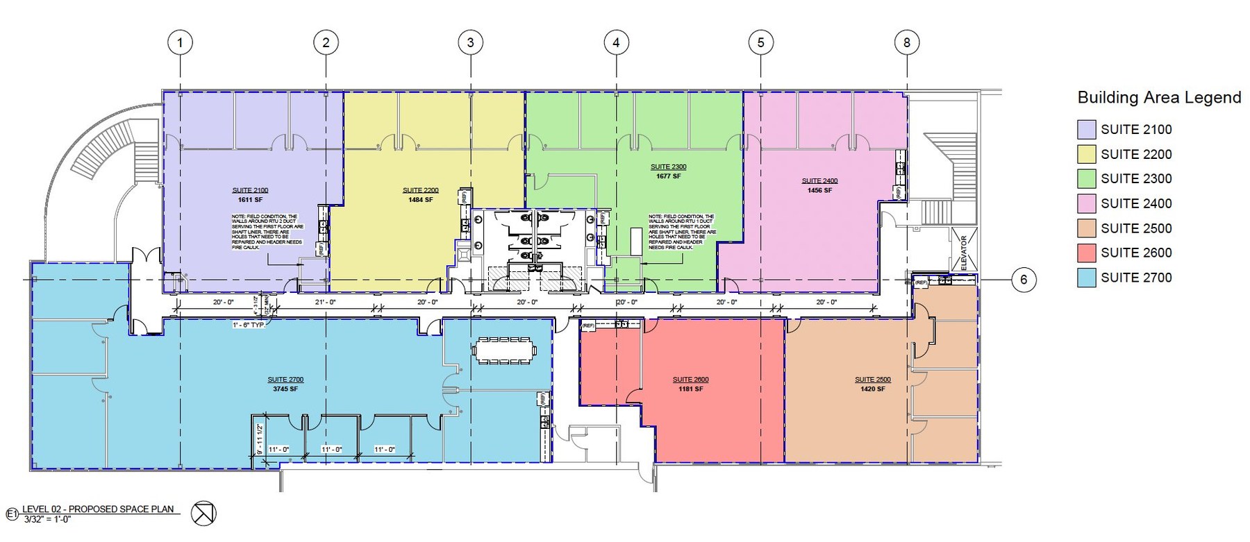 Proposed Adjacent Suites Plan — Level 02
