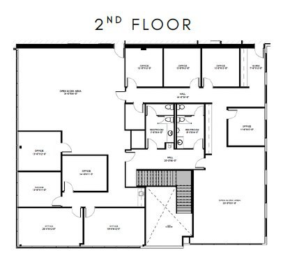 Unit 1200 Second Floor Plan